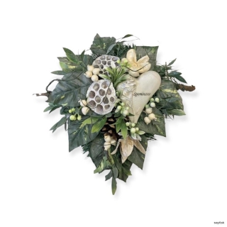 Umelá smútočná ikebana 8