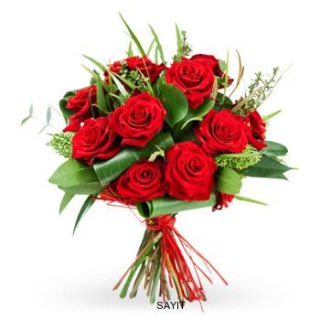 Luxusná kytica z červených ruží - Rose mary